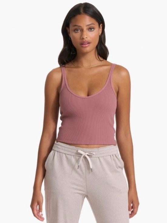 Vuori Tops - Vuori Rib Crop Tank